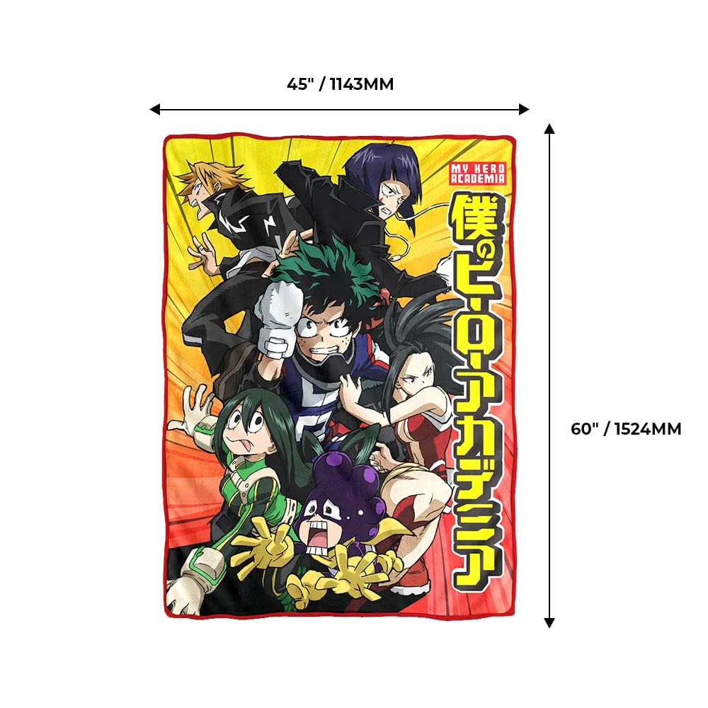 MY HERO ACADEMIA - Izuku, Denki, Kyoka, Momo,.. - Couverture 114x152cm 2 MY HERO ACADEMIA - Izuku, Denki, Kyoka, Momo,.. - Couverture 114x152cm – Image 2