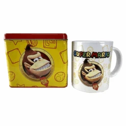 Monogram NINTENDO - DONKEY KONG - Tirelire En Métal 12 X 9 X 11cm + Mug