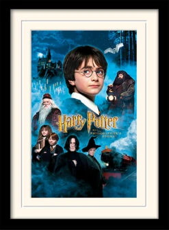 PYRAMID HARRY POTTER - Mounted & Framed 30X40 Print - Philosophers Stone