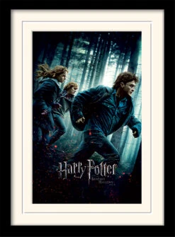 PYRAMID HARRY POTTER - Mounted & Framed 30X40 Print - Deathly Hallows Part 1