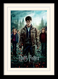PYRAMID HARRY POTTER - Mounted & Framed 30X40 Print - Deathly Hallows Part 2