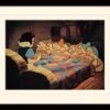 PYRAMID DISNEY - Mounted & Framed 30X40 Print - Snow White Bed