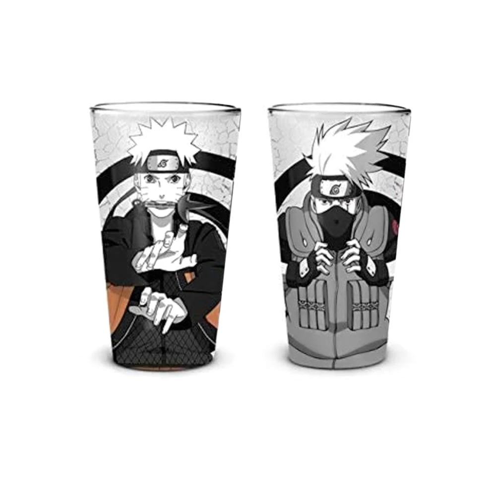 NARUTO - Naruto & Kakashi - Pack De 2 Verres 450ml 2 NARUTO - Naruto & Kakashi - Pack De 2 Verres 450ml – Image 2