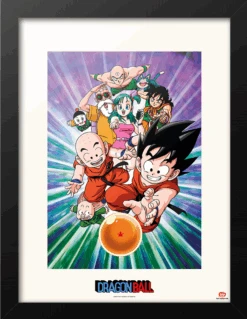 Gb Eye DRAGON BALL - Equipe - Collector Print '30x40cm'