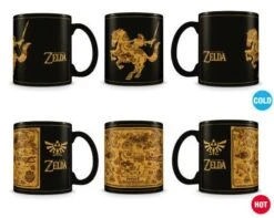 PYRAMID ZELDA - Map / Silhouette - Mug Thermoréactif 315ml