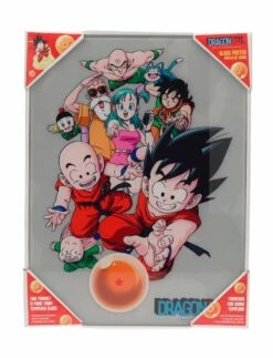 SD Toys DRAGON BALL - Impression En Verre - Characters - 30X40 Cm