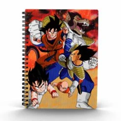 SD Toys DRAGON BALL - Goku VS Vegeta - Cahier Effet 3D '15x21x2cm'