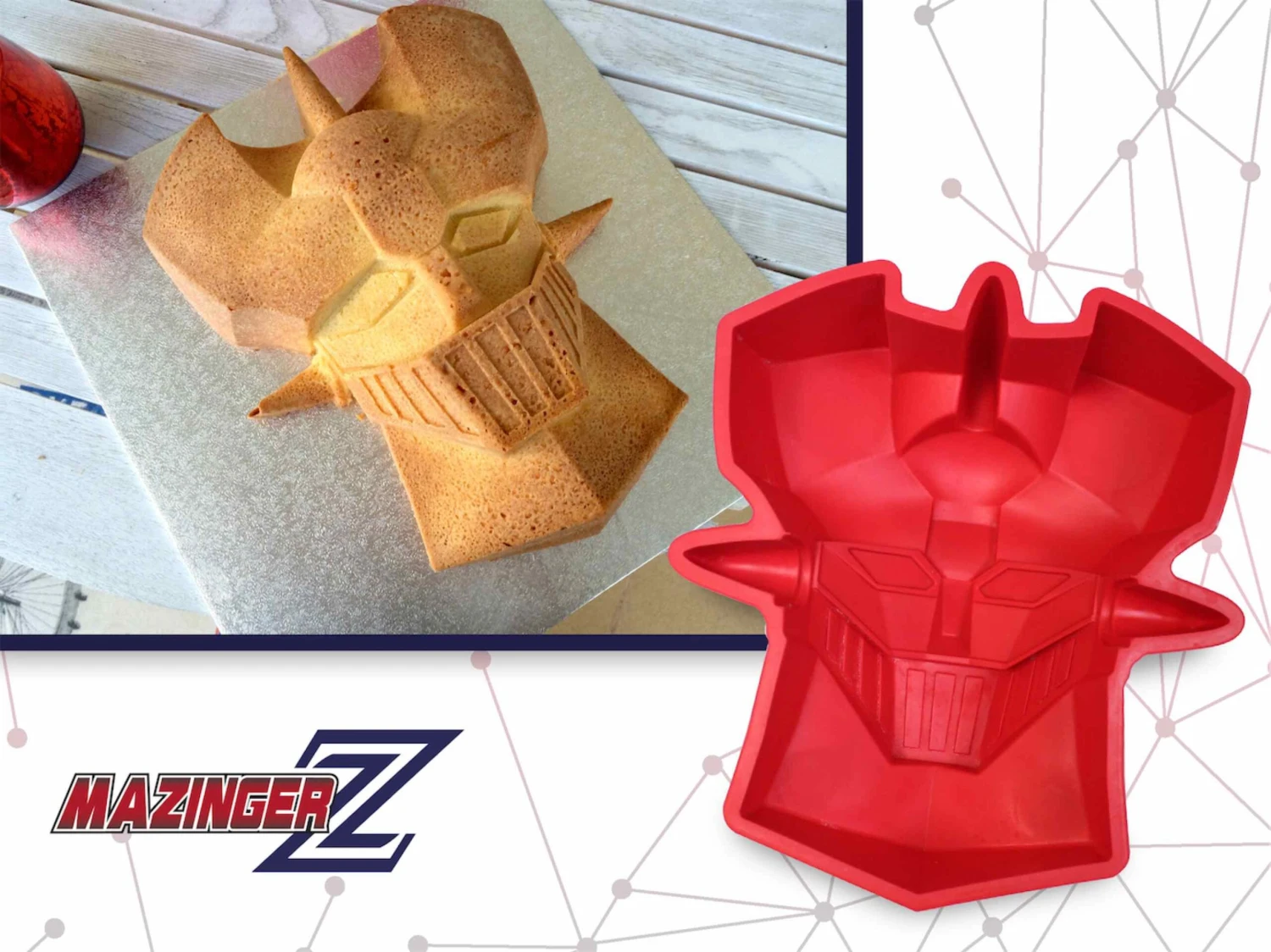 MAZINGER Z - Moule En Silicone - Tête De Mazinger 1 MAZINGER Z - Moule En Silicone - Tête De Mazinger