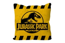 SD Toys JURASSIC PARK - Caution Logo - Coussin '40x40x1cm'