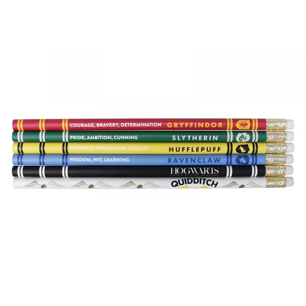 HARRY POTTER - Pencils Set Of 6 - House Pride 2 HARRY POTTER - Pencils Set Of 6 - House Pride – Image 2