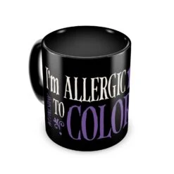 MERCREDI - 'Je Suis Allergique Aux Couleurs' - Mug -Maison Élégante Promos Boutique FIGTAZ126 3