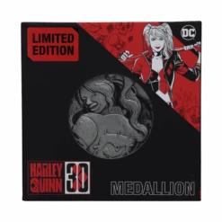 FANATTIK HARLEY QUINN - Anniversaire 30ans - Medaillon Edition Limitée