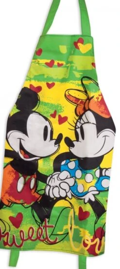 MICKEY Love Sweet Love - Tablier Love Green