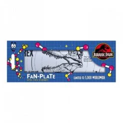 FANATTIK JURASSIC PARK - Plaque Schématique Métal