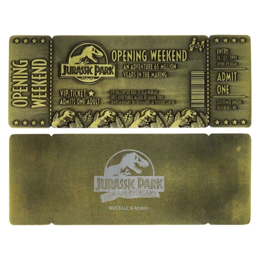 FANATTIK JURASSIC PARK - 30ème Anniversaire - Ticket Edition Limitée 2 FANATTIK JURASSIC PARK - 30ème Anniversaire - Ticket Edition Limitée – Image 2