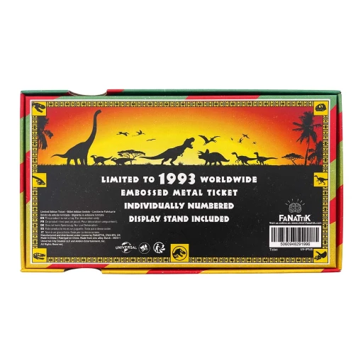 FANATTIK JURASSIC PARK - 30ème Anniversaire - Ticket Edition Limitée 6 FANATTIK JURASSIC PARK - 30ème Anniversaire - Ticket Edition Limitée – Image 6