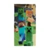 MINECRAFT - Serviette De Bain 100% Coton - 70x140cm - 320g