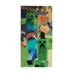 MINECRAFT - Serviette De Bain 100% Coton - 70x140cm - 320g