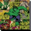 PYRAMID MARVEL COMICS - Canvas 40X40 '38mm' - Hulk Squares