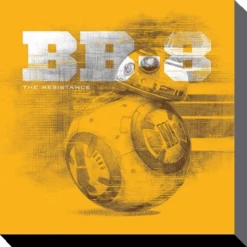 PYRAMID STAR WARS - Canvas 40X40 '38mm' - Episode VII - BB-8