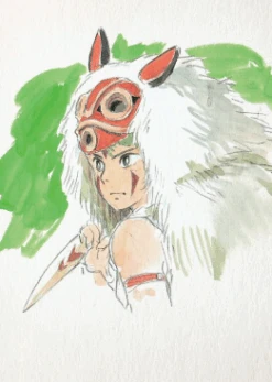 GHIBLI - Carnet - Princess Mononoké